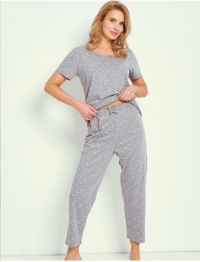 Женская пижама с брюками Taro 3325/3368 MEG, Цвет: серый, Размеры: L, изображение 3
