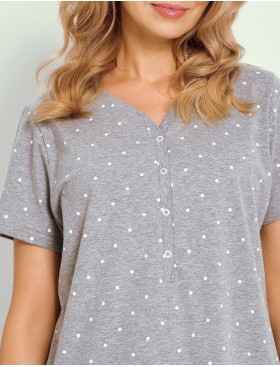 Ночная сорочка Taro 3326/3367 MEG серый, Цвет: серый, Размеры: M, изображение 4