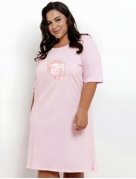 Сорочка с короткими рукавами Taro 3327/3364/3365 ISLA розовый, Цвет: розовый, Размеры: 3XL, изображение 2