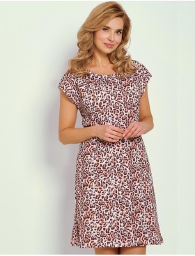 Сорочка с короткими рукавами Taro 3348/3361 ESTI, Цвет: леопард, Размеры: S