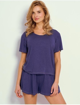 Женская пижама с шортами Taro 3349 SERENITY, Цвет: индиго, Размеры: S, изображение 2