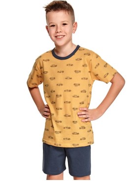 Пижама детская из хлопка Taro 390/391 MAX желтый/синий, Цвет: желтый/синий, Размеры: 110