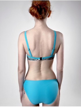 Купальник пуш-ап Verano SEILA multicolor-azure, Цвет: голубой, Размеры: S, изображение 2