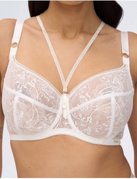 Бюстгальтер кружевной мягкий Alles CHIARA GOLD M белый, Цвет: белый, Размеры: 70I