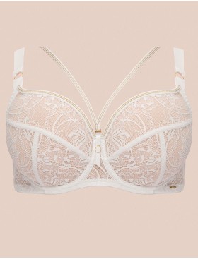 Бюстгальтер кружевной мягкий Alles CHIARA GOLD M белый, Цвет: белый, Размеры: 70I, изображение 9