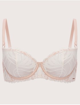 Кружевной бюстгальтер балконет Alles CREME BRULEE M Balcony, Цвет: бежевый, Размеры: 65F, изображение 8