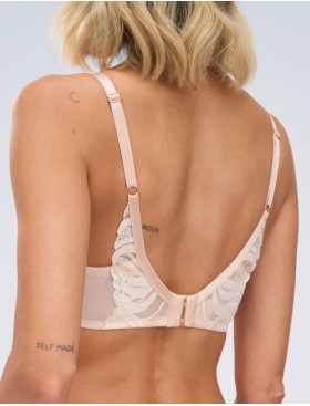 Бюстгальтер с вкладышами пуш-ап Alles CREME BRULEE P-UP, Цвет: бежевый, Размеры: 70F, изображение 2