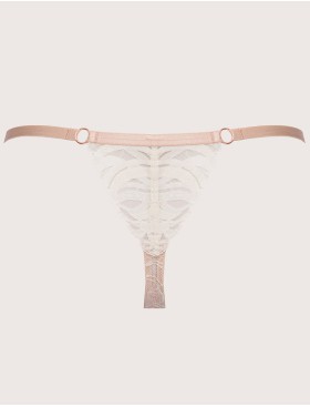 Трусики стринги Alles CREME BRULEE stringi, Цвет: бежевый, Размеры: S, изображение 7