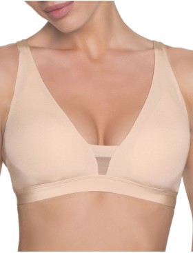 Бюстгальтер бралетт без косточек Amelie MILLA 2022 пудра new, Цвет: пудра, Размеры: XS