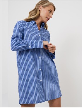 Домашняя рубашка в полоску Aruelle LAVINIA, Цвет: синий, Размеры: XS