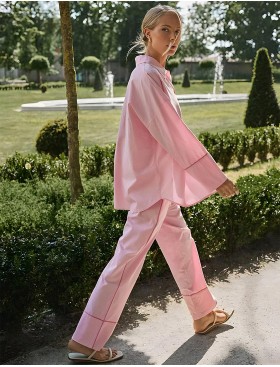 Пижама женская с брюками Aruelle PENELOPE SET, Цвет: розовый, Размеры: S, изображение 4