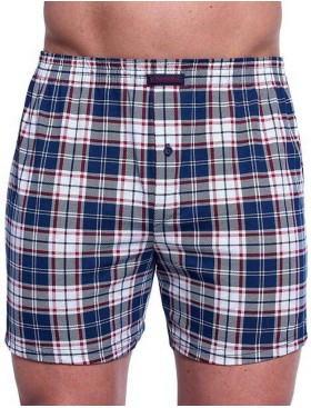 Свободные трусы шорты Cornette 002/008-19 COMFORT синий/белый, Цвет: синий/белый, Размеры: XL