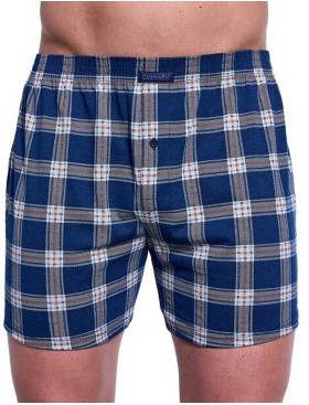 Свободные трусы шорты Cornette 002/008-19 COMFORT темно-синий/серый, Цвет: темно-синий/серый, Размеры: M