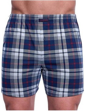 Свободные трусы шорты Cornette 002/008-19 COMFORT темно-синий/светло-серый, Цвет: темно-синий/светло-с, Размеры: XL