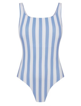 Полосатый слитный купальник Esotiq 42833 MALLORC, Цвет: синий/белый, Размеры: L, изображение 4