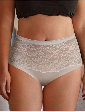 Высокие трусы слипы Janira ANGIE High Slip 1032370 cream, Цвет: cream (кремовый), Размеры: M