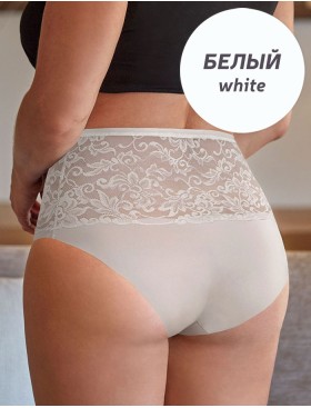 Высокие трусы слипы Janira ANGIE High Slip 1032370 white, Цвет: white (белый), Размеры: M, изображение 2
