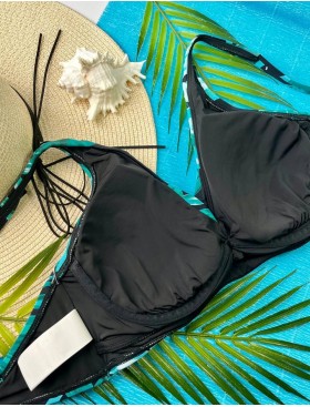 Верх купальника Jantzen JZ25080B, Цвет: черный/морская волна, Размеры: 2XL, изображение 3