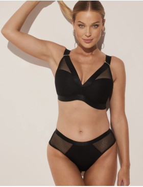 Бюстгальтер мягкий без косточек Kinga LARA 748-WB черный, Цвет: черный, Размеры: 80A, изображение 5