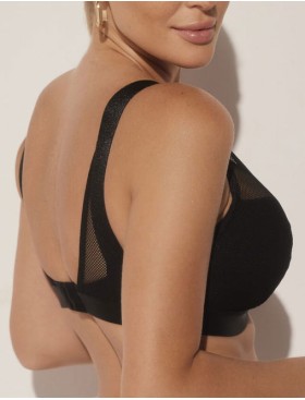 Бюстгальтер мягкий без косточек Kinga LARA 748-WB черный, Цвет: черный, Размеры: 80A, изображение 2