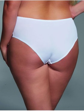 Трусы слипы миди Kris Line FORTUNA briefsmidi белый, Цвет: белый, Размеры: L, изображение 2