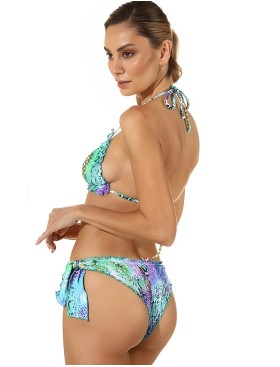 Открытый купальник шторка Lilly FL176 мультиколор, Цвет: мультиколор, Размеры: 75B, изображение 2