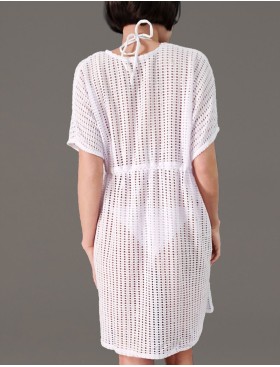 Ажурная туника для пляжа Mia-Amore SEYCHELLES 5384 белый, Цвет: белый, Размеры: S/M, изображение 2