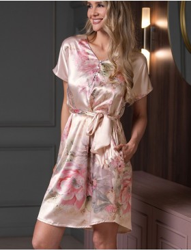 Домашняя туника Mia-Amore ADAGIO 4538, Цвет: жемчужный, Размеры: 4XL/5XL, изображение 4