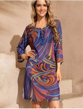 Платье пляжное Mia-Amore COSTA RICA 2294, Цвет: мультицвет, Размеры: S/M