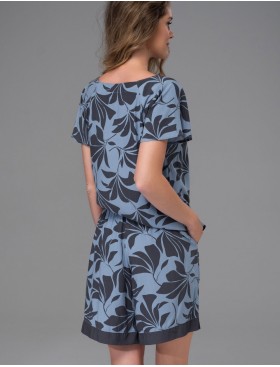 Комплект футболка с шортами Mia-Amore ODRIE 5354, Цвет: серо-голубой, Размеры: S, изображение 2