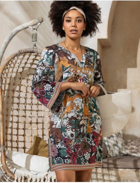 Летняя туника Mia-Amore PALMETTA (Palmira) 5341, Цвет: мультиколор, Размеры: 2XL/3XL, изображение 4