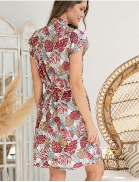 Короткий летний халат Mia-Amore TAHITI 5293, Цвет: мультицвет, Размеры: L/XL, изображение 2