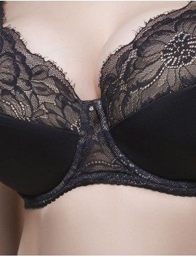 Бюстгальтер с поролоном Mioocchi SILVA 8306 nero, Цвет: nero (черный), Размеры: 90B, изображение 4