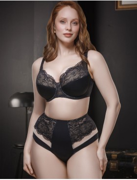 Трусы слипы высокие Mioocchi SILVA 8407 nero, Цвет: nero (черный), Размеры: XL, изображение 3