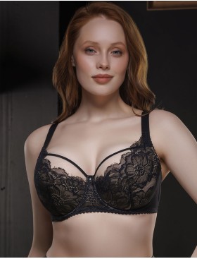 Бюстгальтер полупоролон Mioocchi SILVA 8309 nero, Цвет: nero (черный), Размеры: 90C, изображение 4