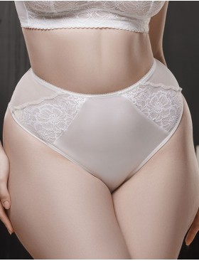 Трусы бразилиана высокие Mioocchi SILVA 8406 latte, Цвет: latte (крем), Размеры: M