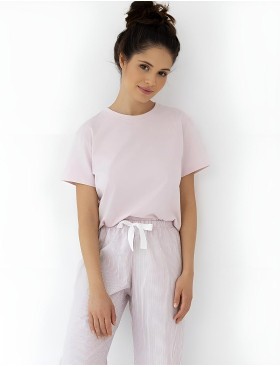 Хлопковая пижама с брюками Sensis MARION, Цвет: сиреневый, Размеры: L