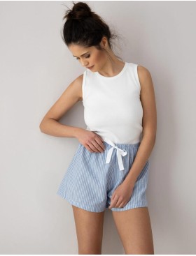 Женская пижама с шортами Sensis PATRICIA, Цвет: белый, Размеры: M, изображение 2