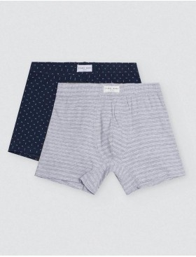 Трусы боксеры Ysabel Mora 20402 (2 шт) темно-синий + серый, Цвет: темно-синий + серый, Размеры: L, изображение 3