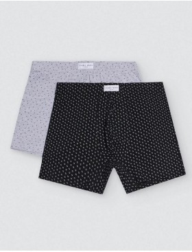 Набор трусов боксеров Ysabel Mora 20405 (2 шт) черный + серый, Цвет: черный + серый, Размеры: L, изображение 3