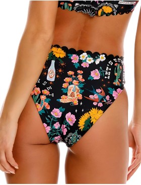 Высокие плавки Agua Bendita 17026 PENELOPE NOPAL, Цвет: черный, Размеры: S, изображение 2