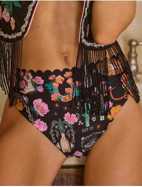 Высокие плавки Agua Bendita 17026 PENELOPE NOPAL, Цвет: черный, Размеры: S, изображение 3