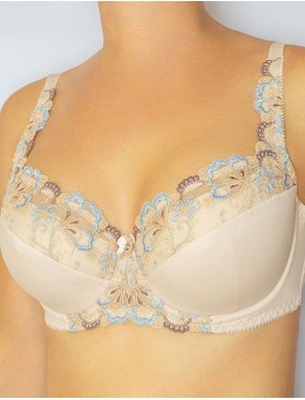 Бюстгальтер на поролоне Albina L EMMA 8016 пион с голубым, Цвет: пион с голубым, Размеры: 90F