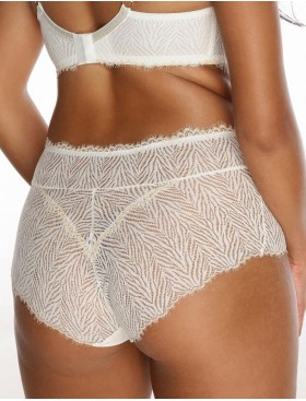 Высокие трусы слипы Alles ZARINA classic off-white, Цвет: белый, Размеры: M, изображение 2