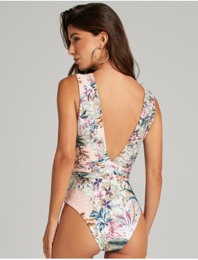 Цельный купальник с глубоким вырезом Cosita Linda 25016M ROMANTIC HARMONY, Цвет: мульти, Размеры: S, изображение 2