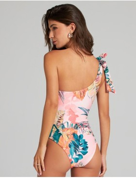 Слитный купальник на одно плечо Cosita Linda 25051M EXOTIC LEAVES, Цвет: мульти, Размеры: L, изображение 2