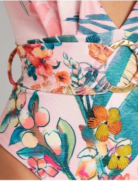 Купальник с глубоким вырезом Cosita Linda 25054M EXOTIC LEAVES, Цвет: мультиколор, Размеры: S, изображение 3