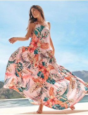 Легкий сарафан Cosita Linda 25055C EXOTIC LEAVES, Цвет: мульти, Размеры: S, изображение 2