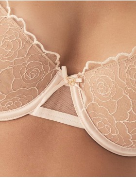 Бюстгальтер со съемным пуш-ап Esotiq BATTY 42513 бежевый, Цвет: бежевый, Размеры: 65F, изображение 4