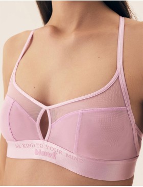 Эластичный бюстгальтер без кости Esotiq LIRAGE 42498 розовый, Цвет: розовый, Размеры: S